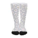 Kawaii Sheep Pattern Print Long Socks