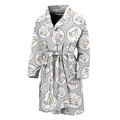 Kawaii Sheep Pattern Print Men's Bathrobe