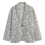 Kawaii Sheep Pattern Print Men's Blazer