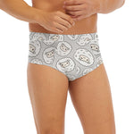 Kawaii Sheep Pattern Print Men's Briefs
