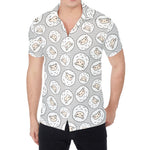 Kawaii Sheep Pattern Print Men's Shirt