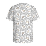 Kawaii Sheep Pattern Print Men's Sports T-Shirt