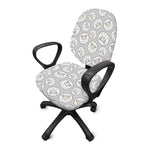 Kawaii Sheep Pattern Print Office Chair Cover