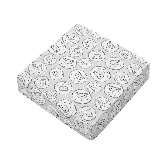 Kawaii Sheep Pattern Print Outdoor Seat Cushion Cover