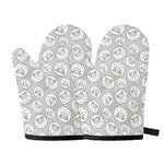 Kawaii Sheep Pattern Print Oven Mitts
