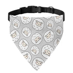Kawaii Sheep Pattern Print Over The Collar Dog Bandana