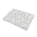Kawaii Sheep Pattern Print Pet Cooling Mat Cover