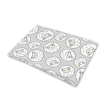 Kawaii Sheep Pattern Print Pet Cooling Mat Cover