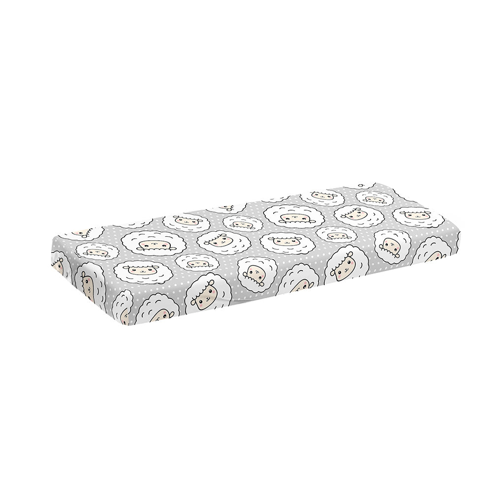 Kawaii Sheep Pattern Print Piano Keyboard Cover