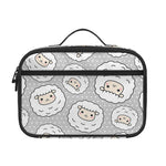 Kawaii Sheep Pattern Print Portable Lunch Bag