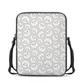 Kawaii Sheep Pattern Print Rectangular Crossbody Bag