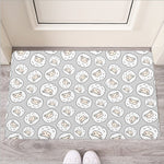 Kawaii Sheep Pattern Print Rubber Doormat