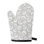 Kawaii Sheep Pattern Print Single Oven Mitt