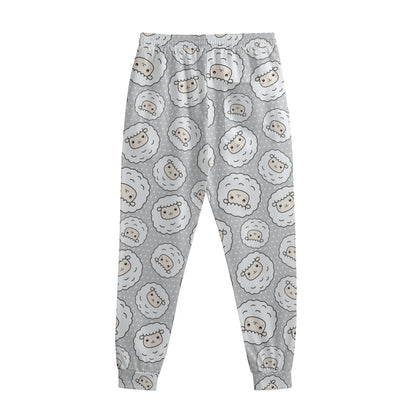 Kawaii Sheep Pattern Print Sweatpants