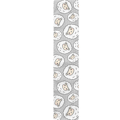 Kawaii Sheep Pattern Print Table Runner