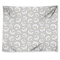 Kawaii Sheep Pattern Print Tapestry