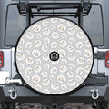 Kawaii Sheep Pattern Print Tire Cover With Camera Hole