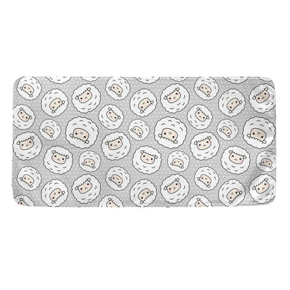 Kawaii Sheep Pattern Print Towel