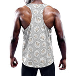 Kawaii Sheep Pattern Print Training Tank Top