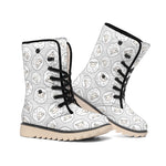 Kawaii Sheep Pattern Print Winter Boots
