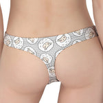 Kawaii Sheep Pattern Print Women's Thong