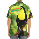 Keel-Billed Toucan Print Aloha Shirt