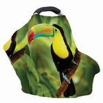 Keel-Billed Toucan Print Baby Seat Cover