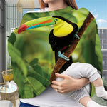Keel-Billed Toucan Print Baby Seat Cover