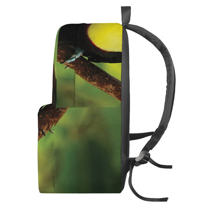 Keel-Billed Toucan Print Backpack
