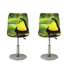 Keel-Billed Toucan Print Bar Stool Covers