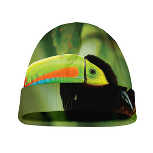 Keel-Billed Toucan Print Beanie