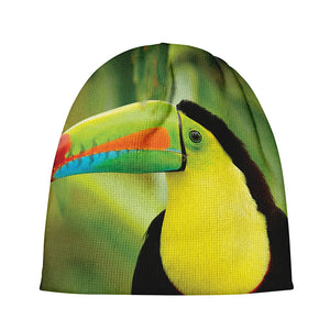 Keel-Billed Toucan Print Beanie