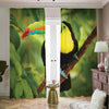 Keel-Billed Toucan Print Blackout Pencil Pleat Curtains