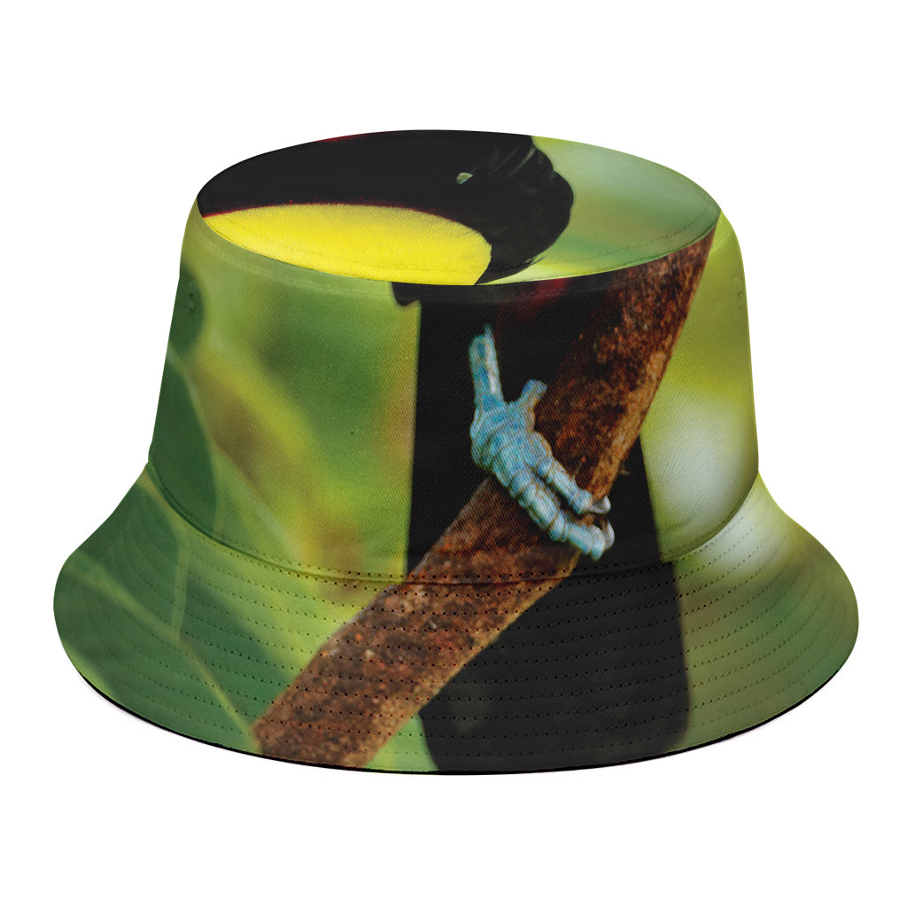 Keel-Billed Toucan Print Bucket Hat