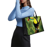 Keel-Billed Toucan Print Canvas Tote Bag