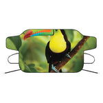 Keel-Billed Toucan Print Car Windshield Snow Cover