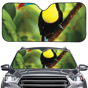 Keel-Billed Toucan Print Car Windshield Sun Shade