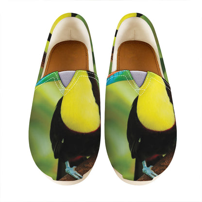 Keel-Billed Toucan Print Casual Shoes