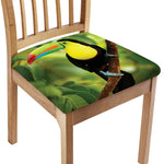 Keel-Billed Toucan Print Chair Cushion Cover