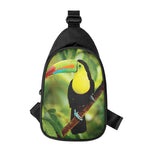 Keel-Billed Toucan Print Chest Bag