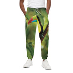 Keel-Billed Toucan Print Cotton Pants