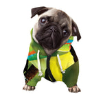 Keel-Billed Toucan Print Dog Zip Up Hoodie