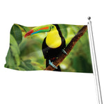Keel-Billed Toucan Print Flag