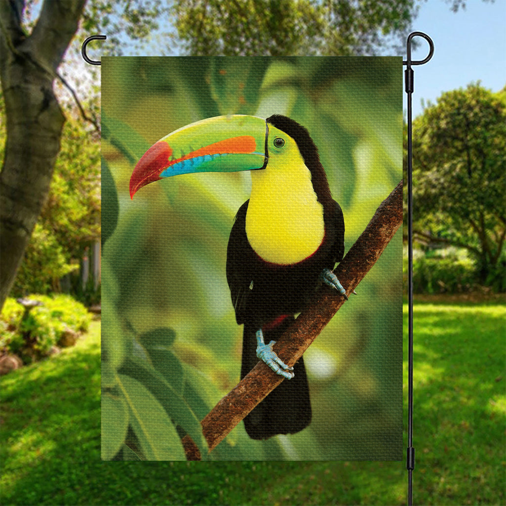 Keel-Billed Toucan Print Garden Flag