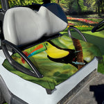 Keel-Billed Toucan Print Golf Cart Seat Cover