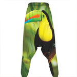 Keel-Billed Toucan Print Hammer Pants