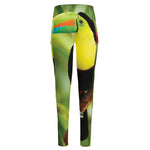 Keel-Billed Toucan Print High-Waisted Pocket Leggings