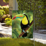 Keel-Billed Toucan Print House Flag
