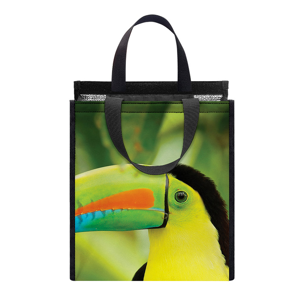 Keel-Billed Toucan Print Insulated Lunch Tote