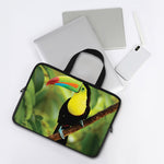 Keel-Billed Toucan Print Laptop Sleeve With Handle